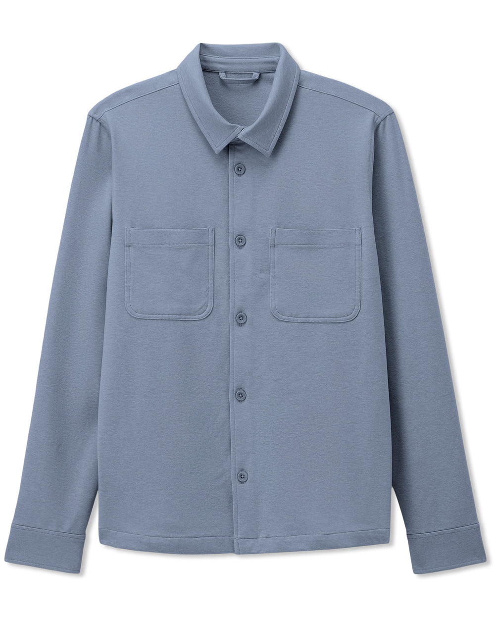 Vuori Coronado Shirt Jacket Men's Slate Blue Heather Jacket