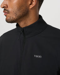 Vuori Terrain Jacket Men's Black Lightweight Running Shell