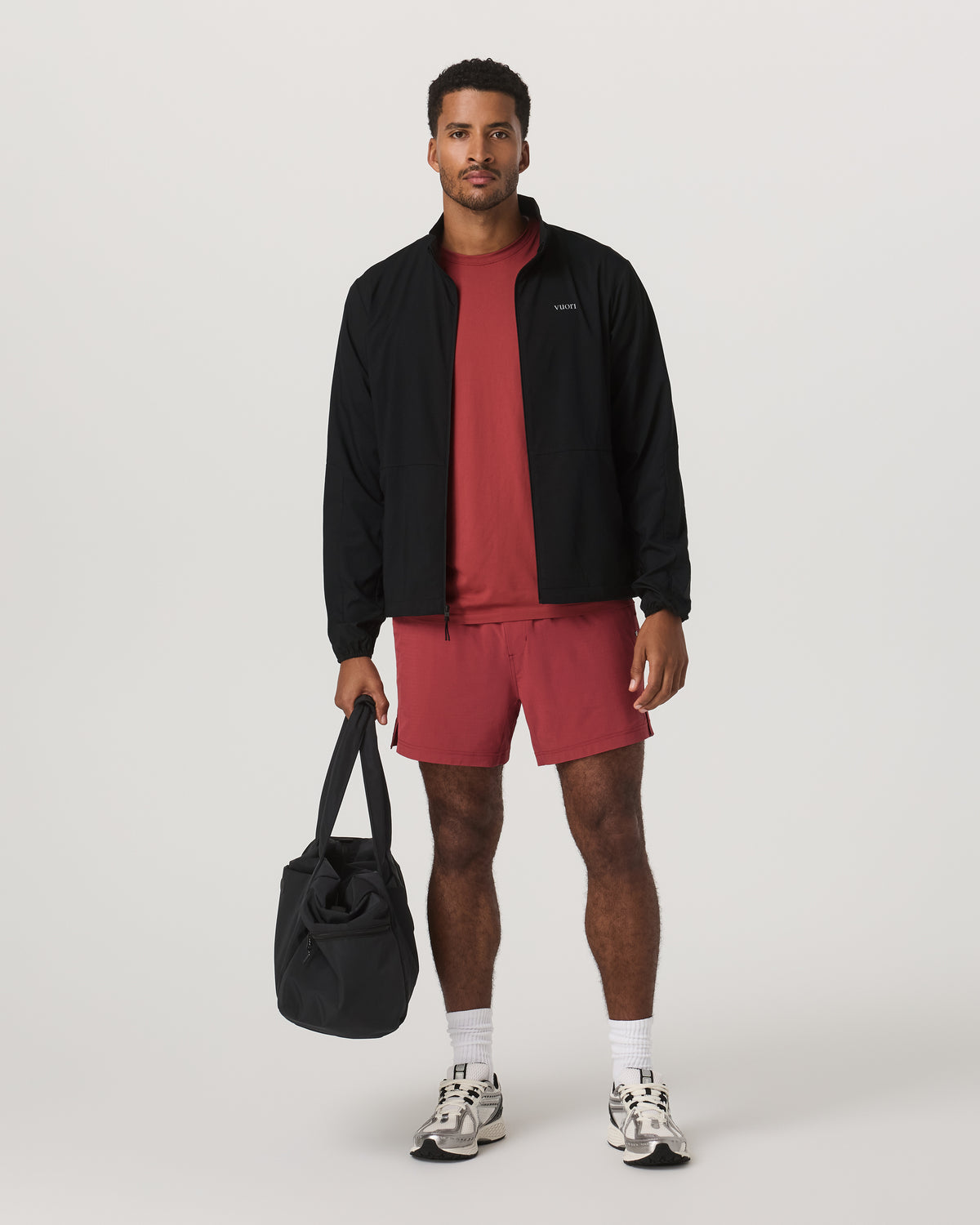 Vuori Terrain Jacket Men's Black Lightweight Running Shell