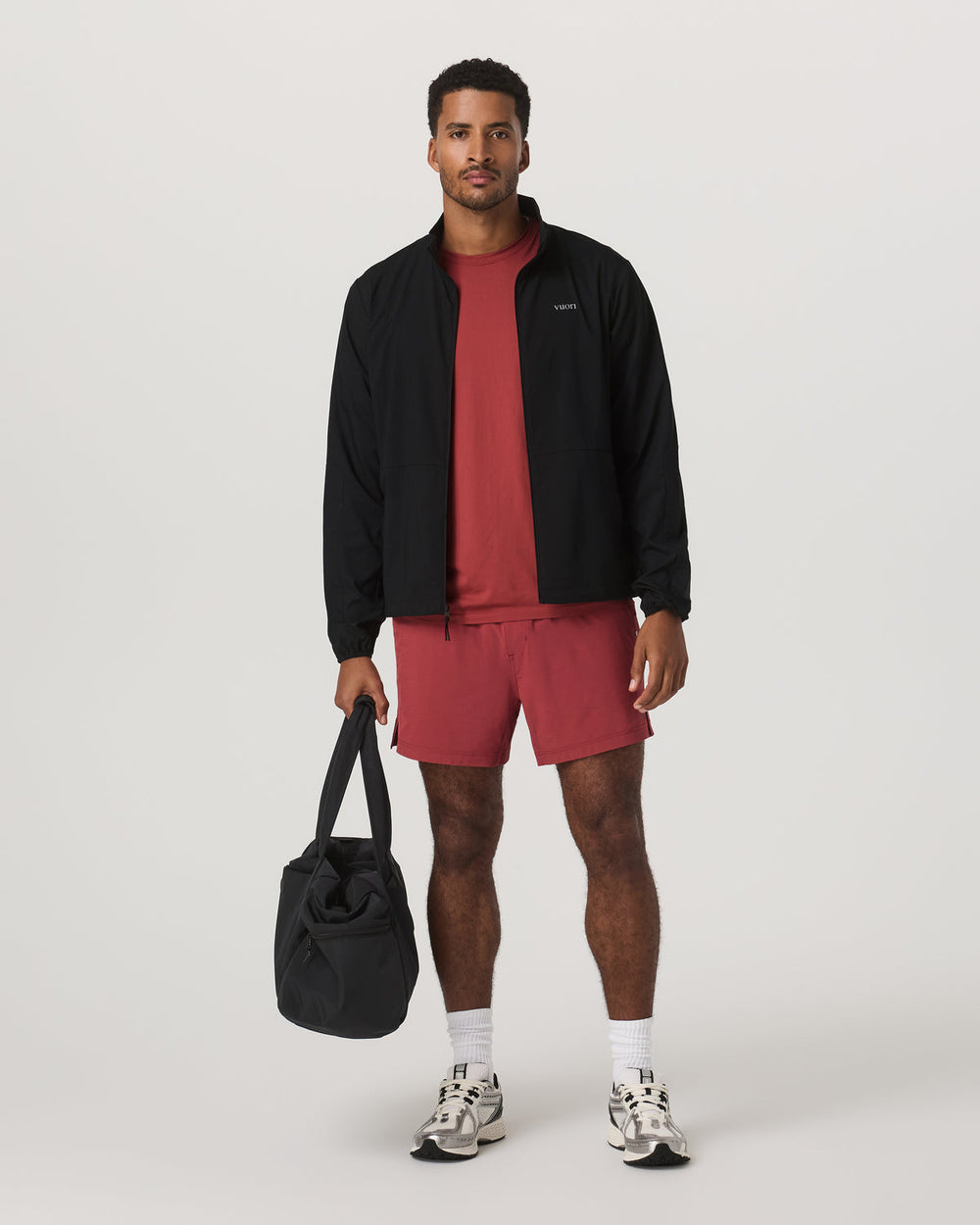 Vuori Terrain Jacket Men's Black Lightweight Running Shell
