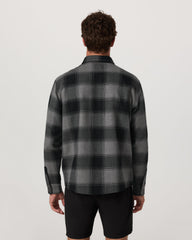 Vuori Range Shirt Jacket 2.0 Men's Dark Pewter Plaid Jacket