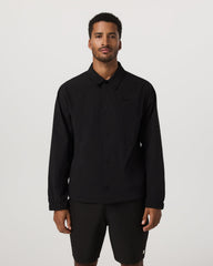 Vuori V1 Coach Jacket Men's Black Vintage Style Jacket