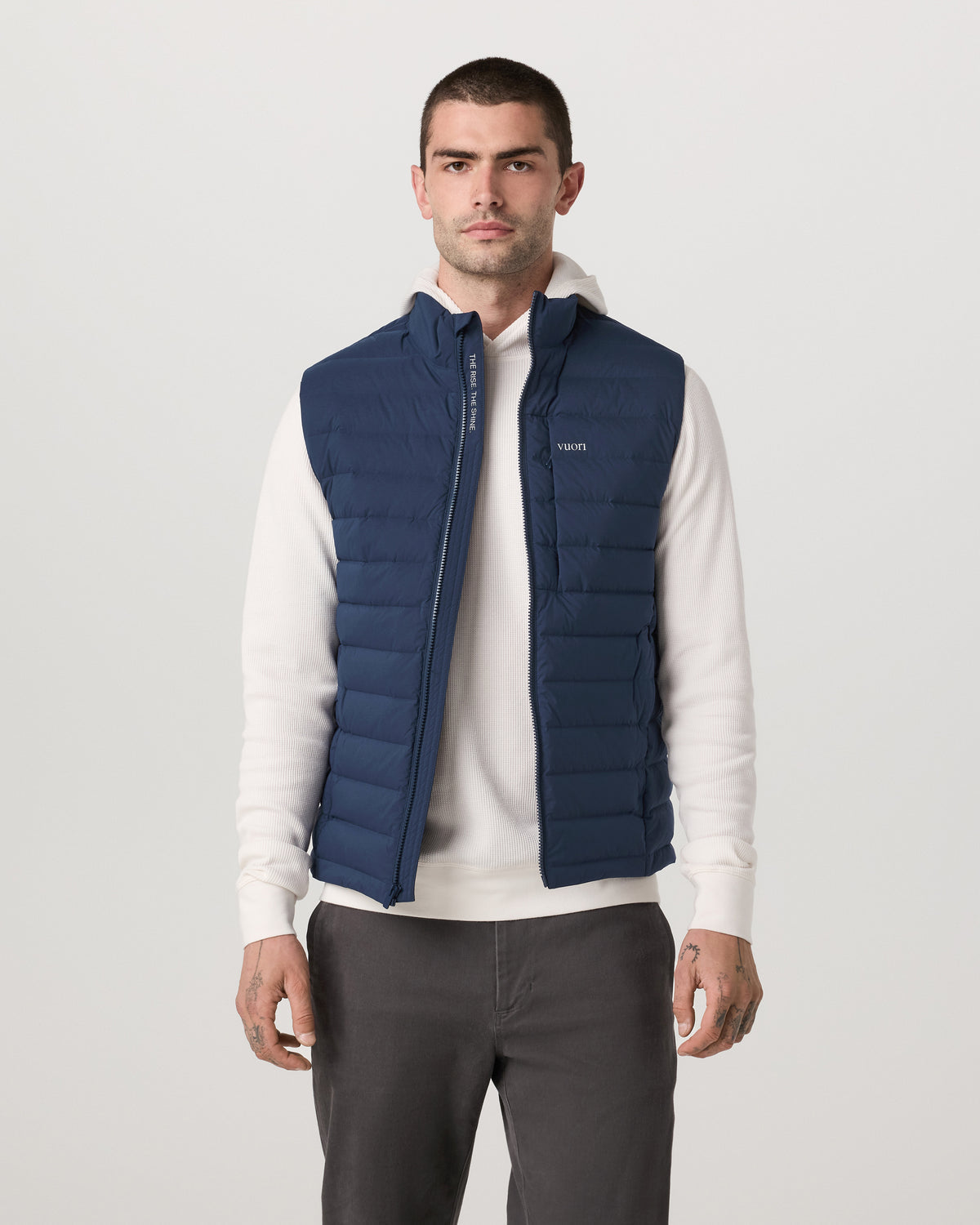 Vuori Steadfast Insulated Vest Men's Blue Coast Vest