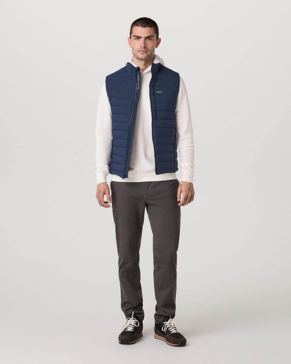 Vuori Steadfast Insulated Vest Men's Blue Coast Vest