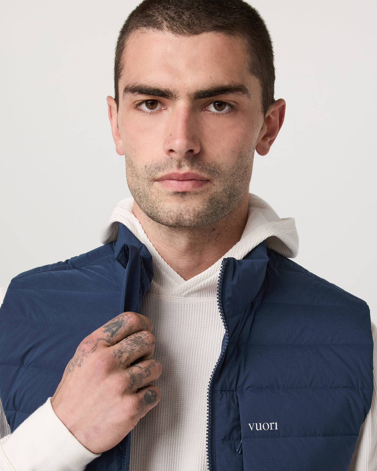 Vuori Steadfast Insulated Vest Men's Blue Coast Vest