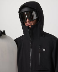 Vuori Taika Snow Shell Men's Black Ski/Board Jacket for Winter