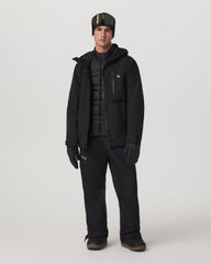 Vuori Taika Snow Shell Men's Black Ski/Board Jacket for Winter