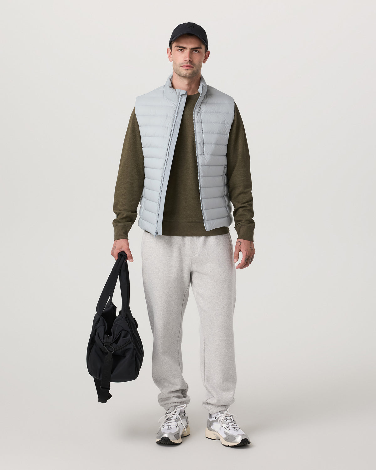 Vuori Steadfast Insulated Vest Men's Sea Fog Vest