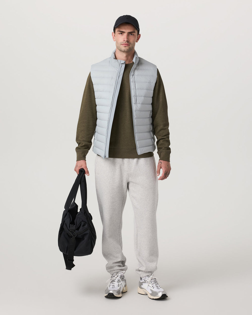 Vuori Steadfast Insulated Vest Men's Sea Fog Vest