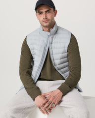 Vuori Steadfast Insulated Vest Men's Sea Fog Vest