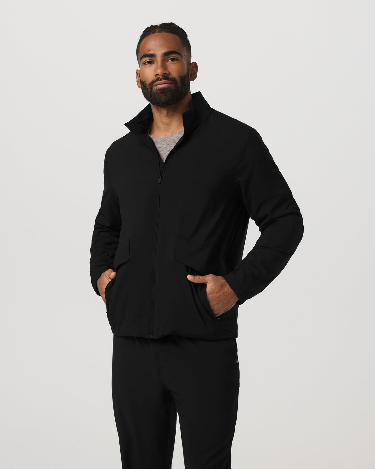 Vuori Octa Wind Shell Multi-Purpose Men's Black Jacket