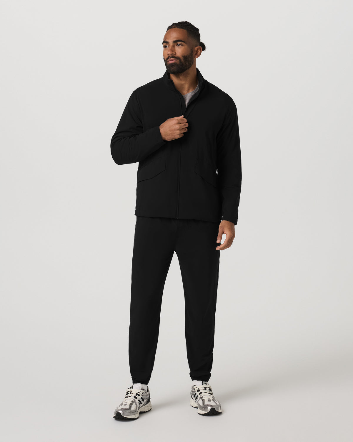 Vuori Octa Wind Shell Multi-Purpose Men's Black Jacket
