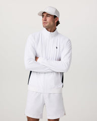 Vuori Fleet Jacket Men's White Color Block Jacket