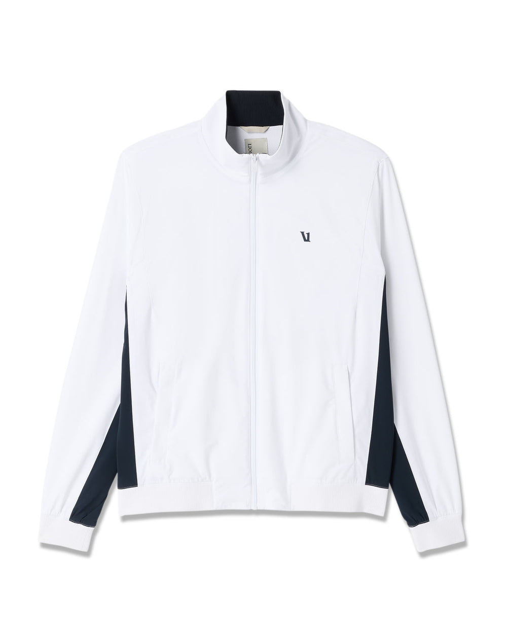 Vuori Fleet Jacket Men's White Color Block Jacket