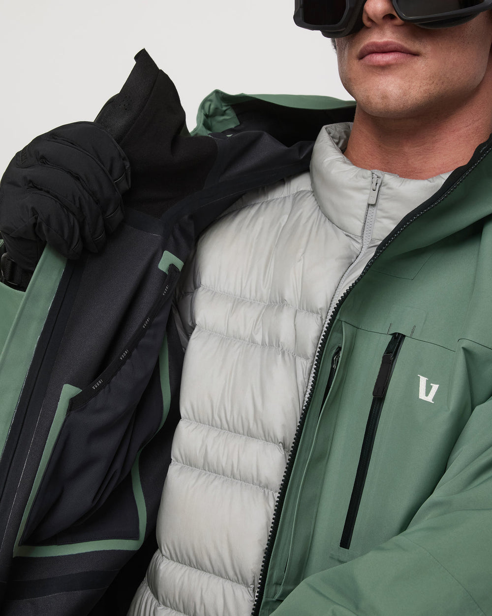 Vuori Taika Snow Shell Men's Sea Pine Ski/Board Jacket