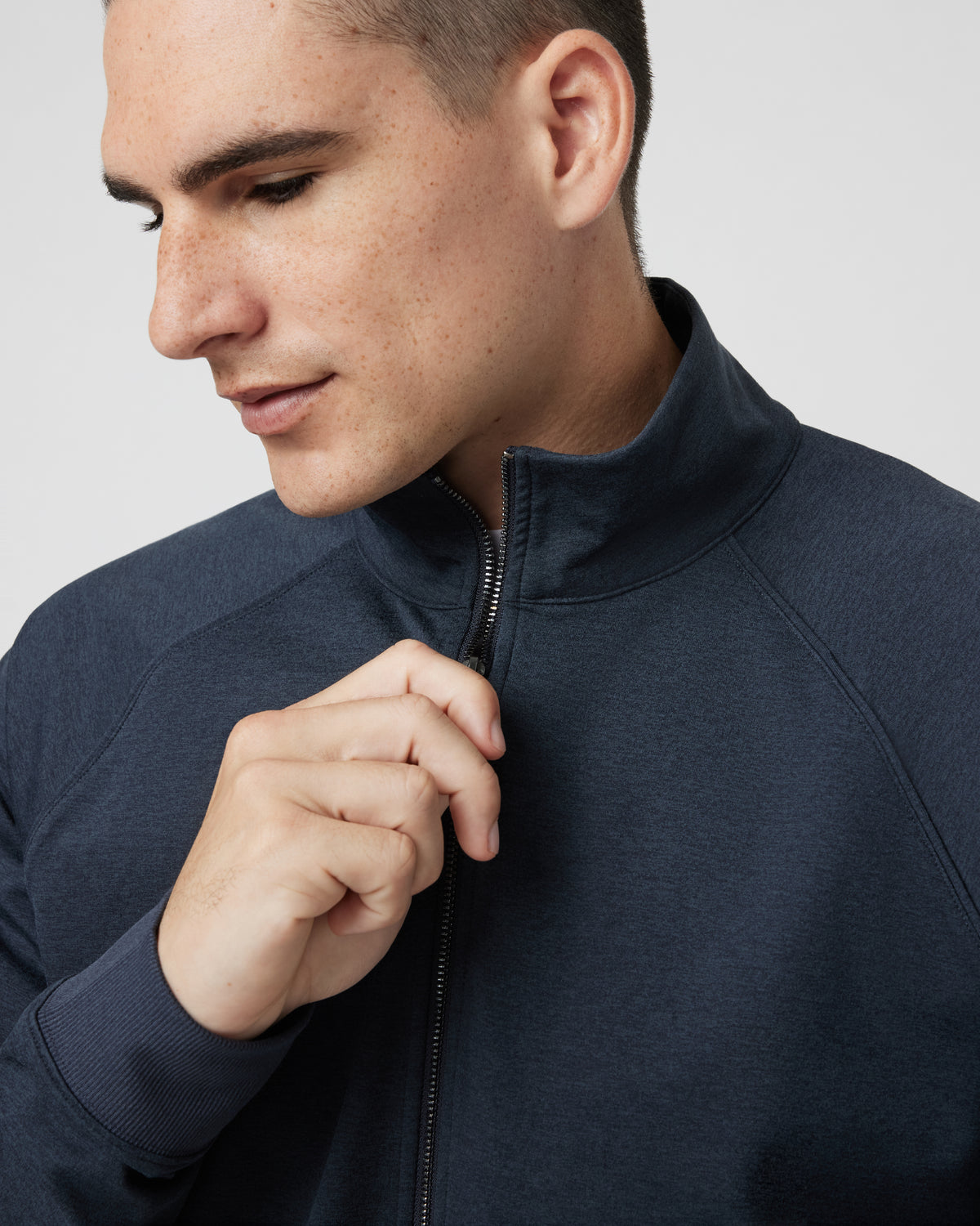 Vuori Coronado Novelty Full Zip Men's Midnight Jacket