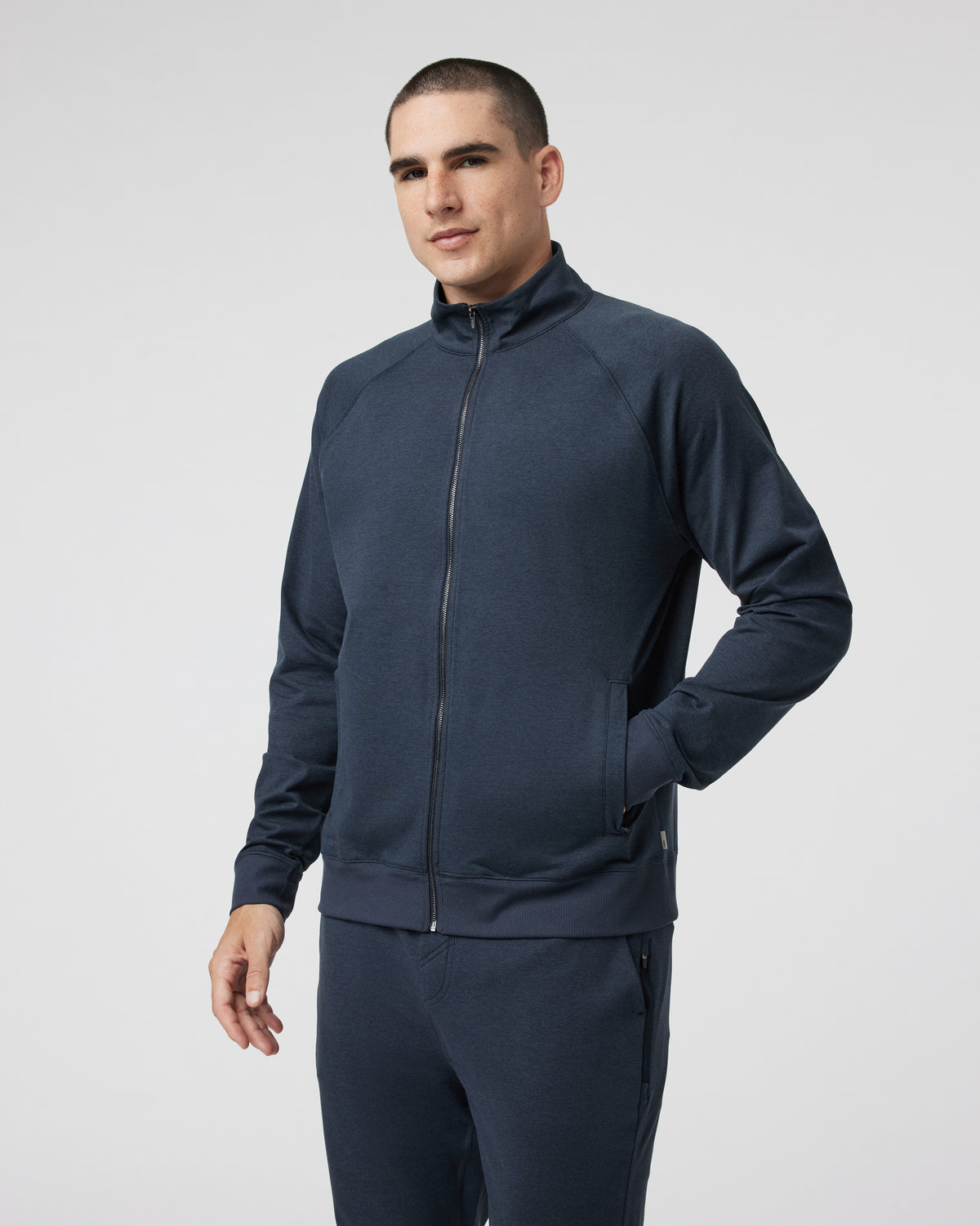 Vuori Coronado Novelty Full Zip Men's Midnight Jacket