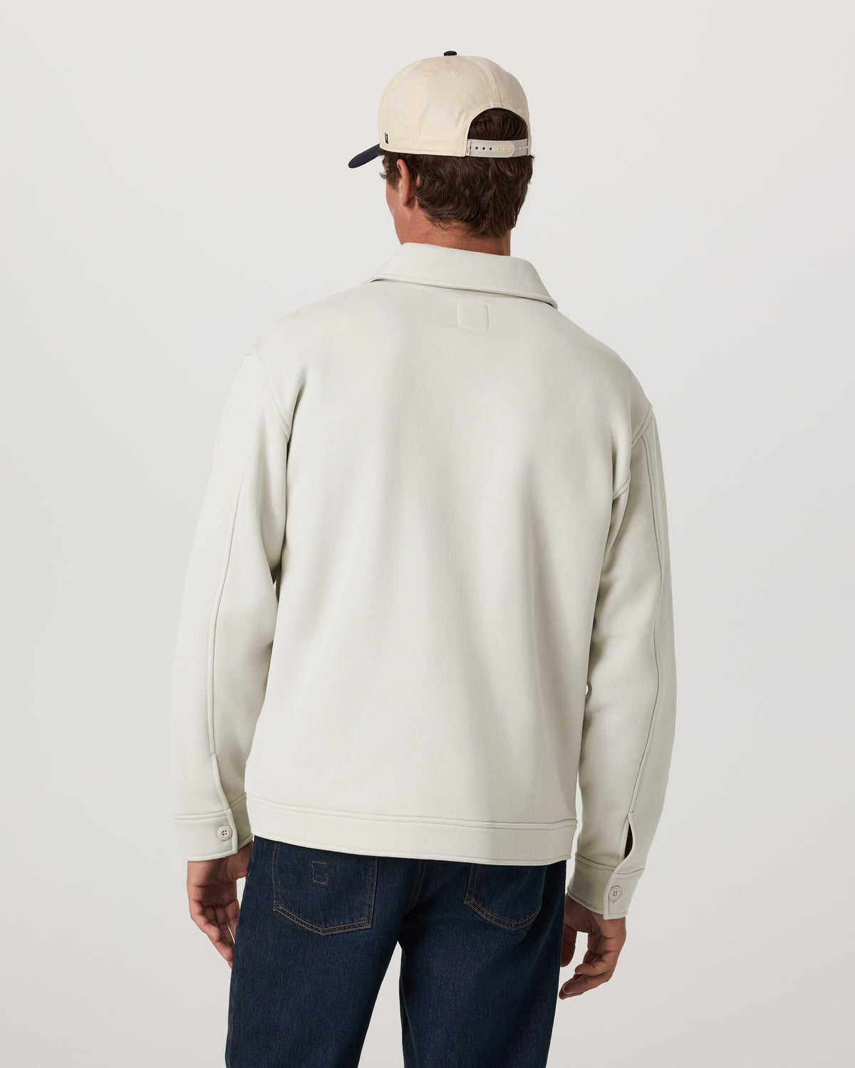 Vuori Seaside Shirt Jacket Men's Salt Lifestyle Jacket
