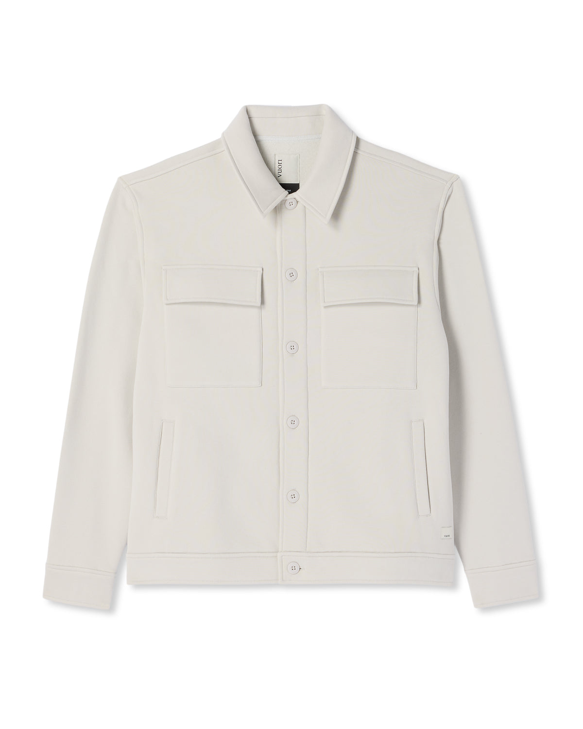 Vuori Seaside Shirt Jacket Men's Salt Lifestyle Jacket