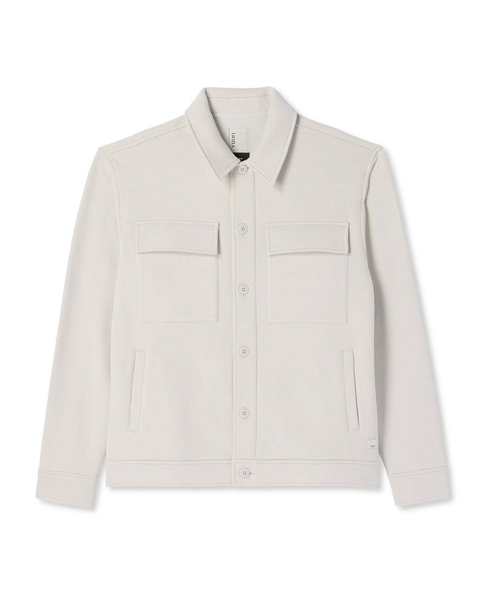 Vuori Seaside Shirt Jacket Men's Salt Lifestyle Jacket