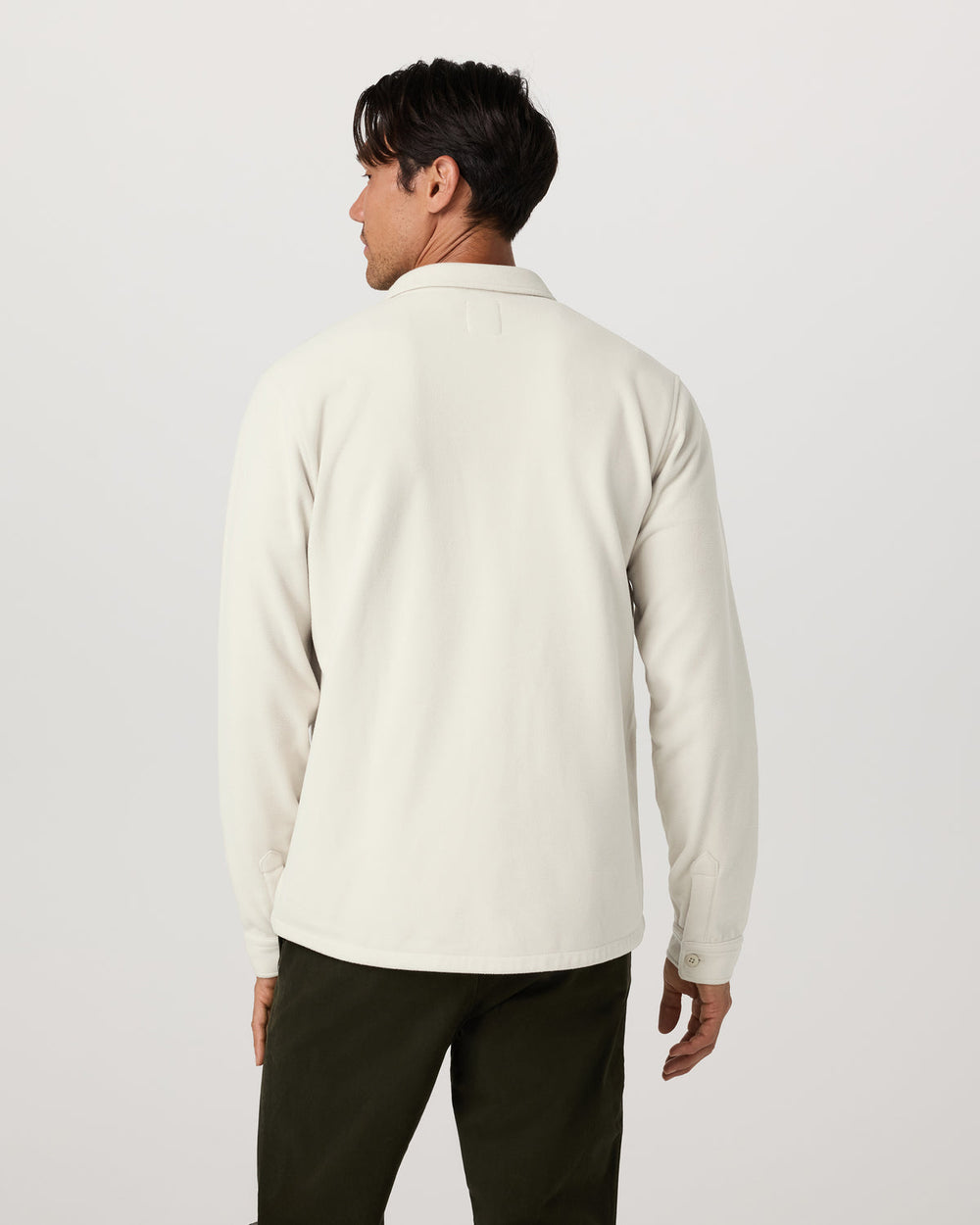 Vuori Aspen Shirt Jacket Men's Mushroom Fleece Shirt Jacket