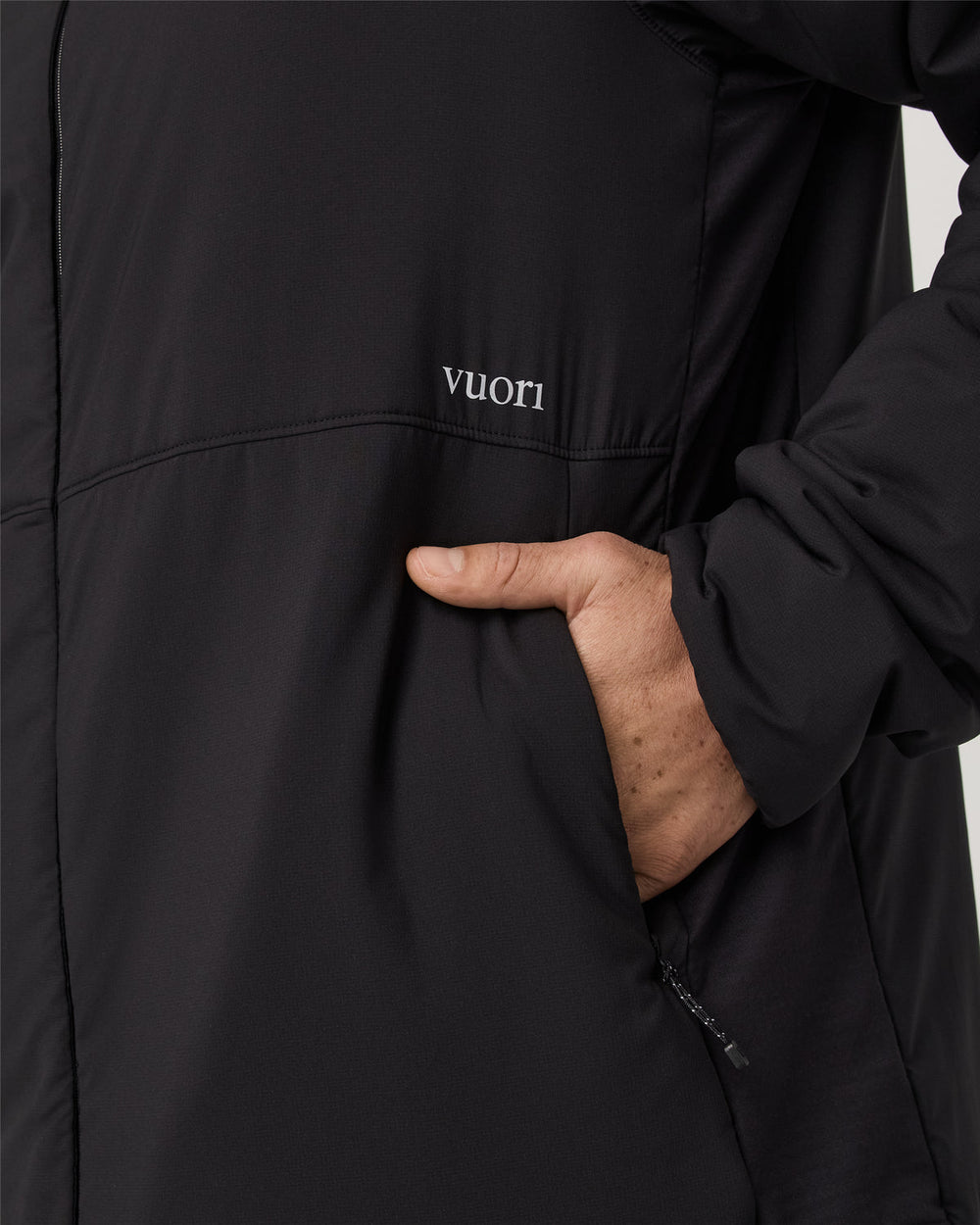 Vuori Malin Hybrid Jacket Men's Classic Fit Black Jacket