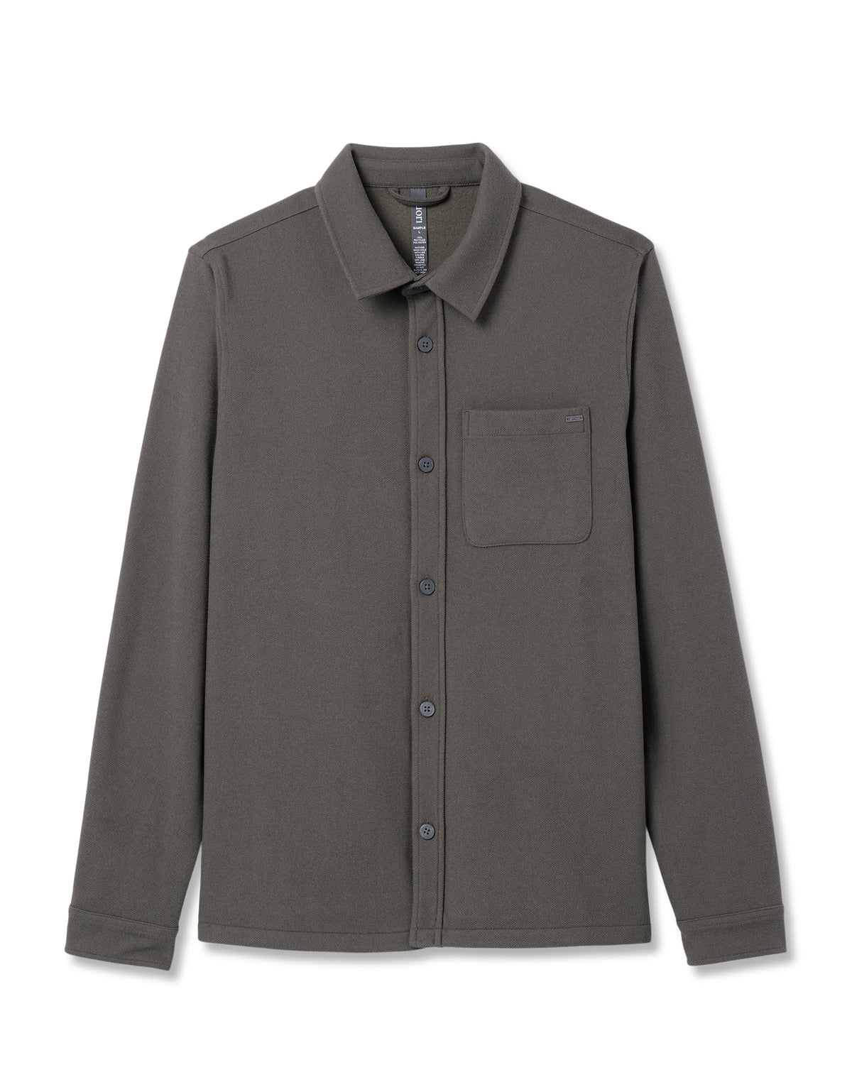 Vuori Beldon Shirt Jacket Knit Twill Oregano