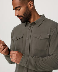 Vuori Aspen Shirt Jacket Men's Root Fleece Shirt Jacket