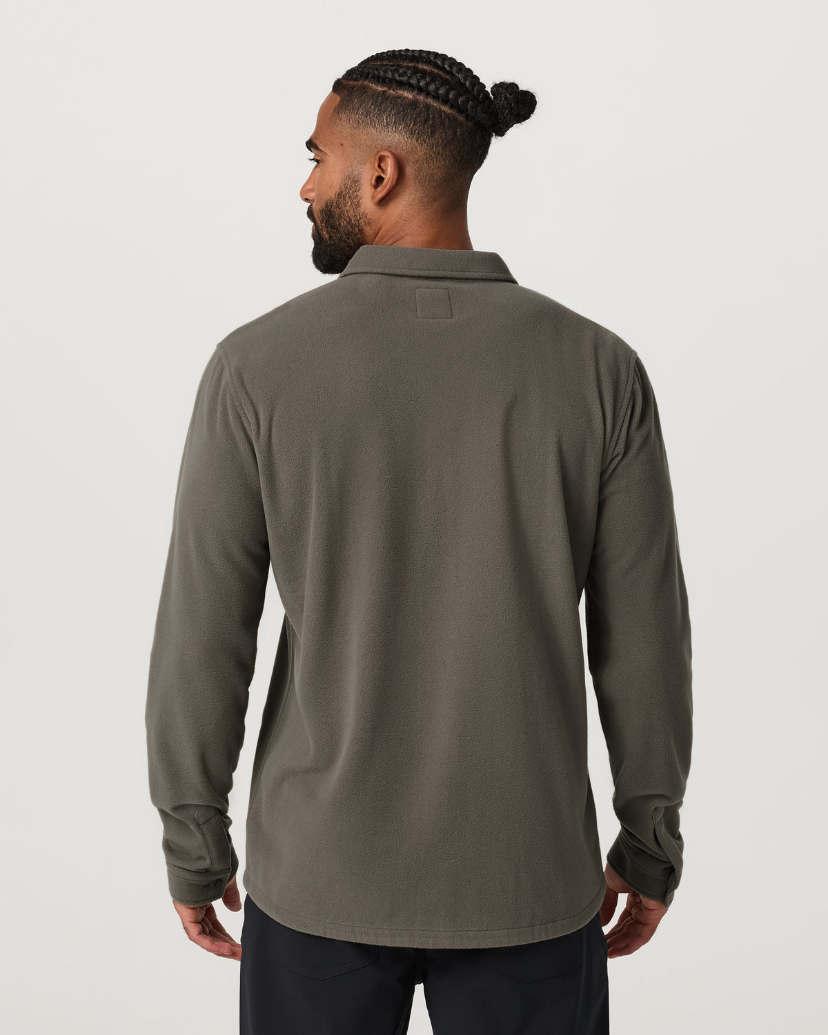 Vuori Aspen Shirt Jacket Men's Root Fleece Shirt Jacket