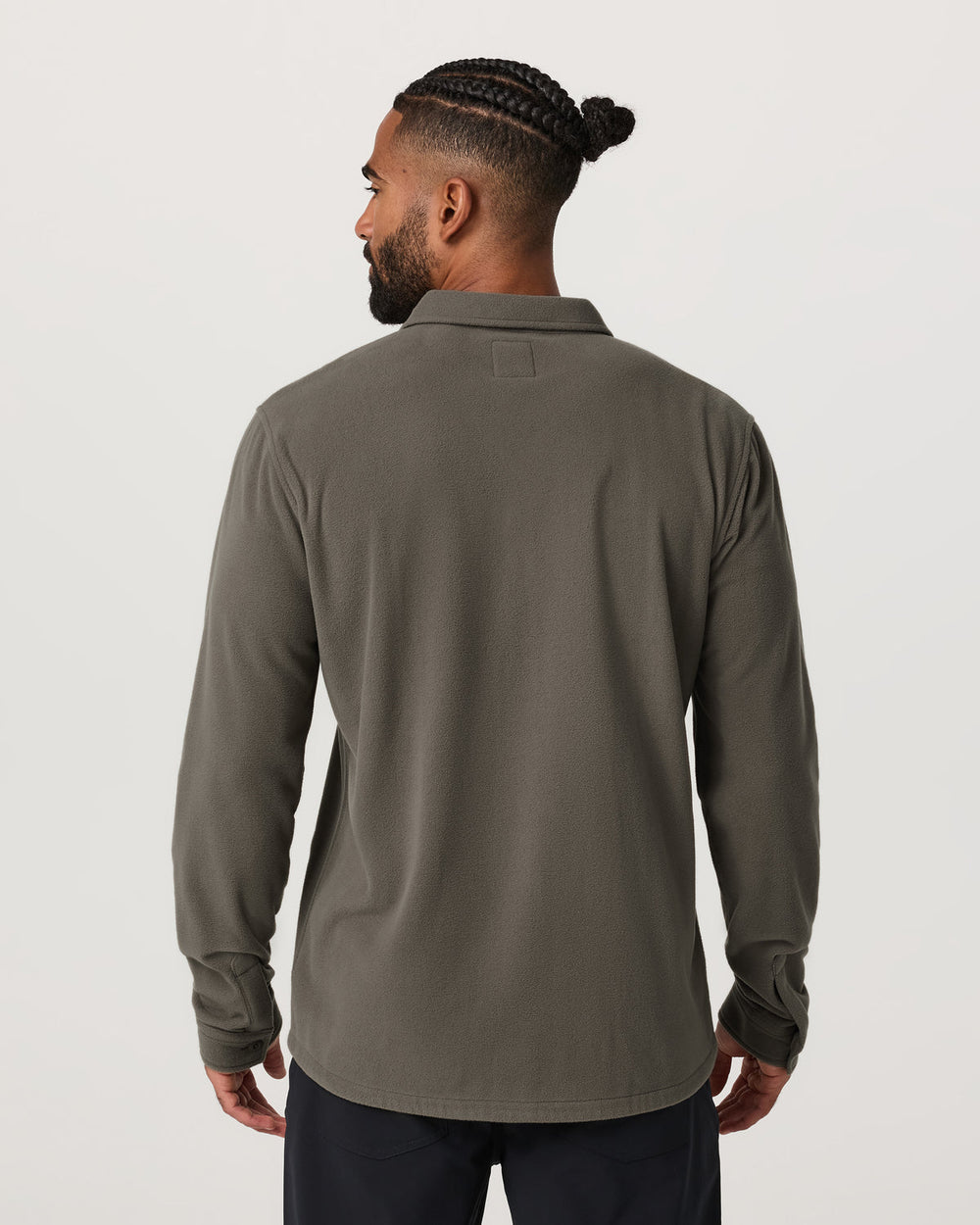 Vuori Aspen Shirt Jacket Men's Root Fleece Shirt Jacket