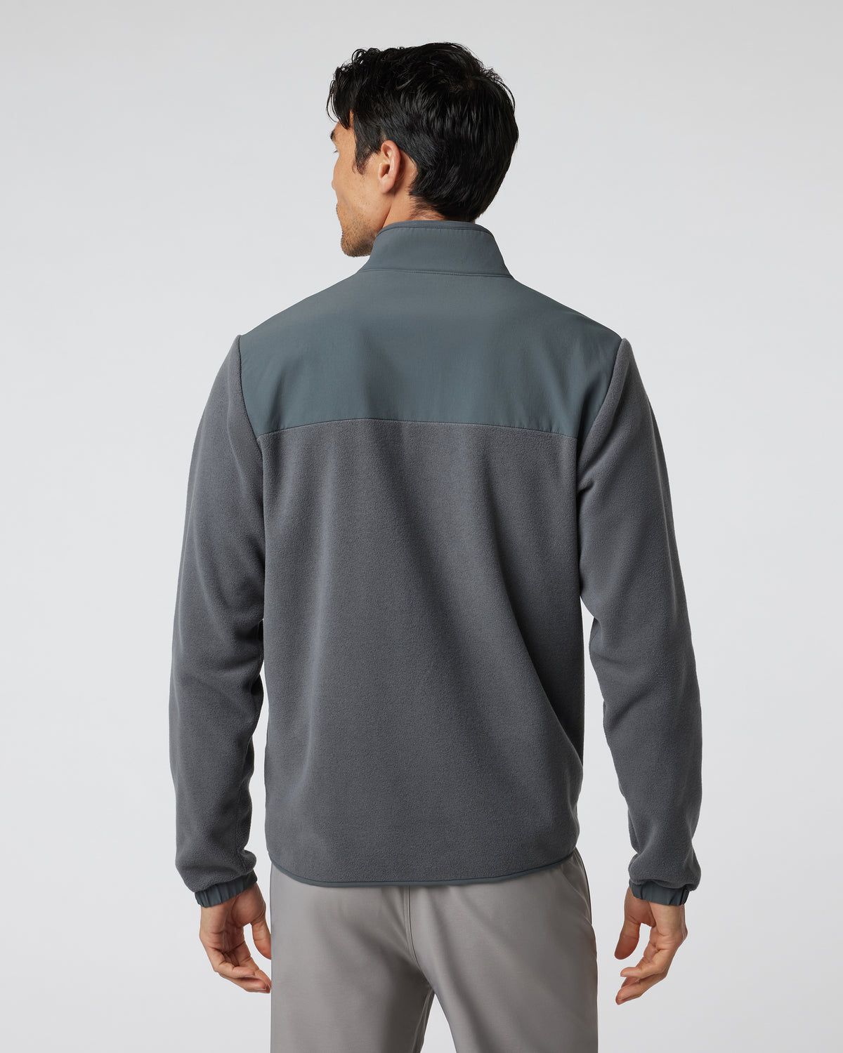 Vuori Aspen Full Zip Jacket Dark Pewter Fleece Jacket