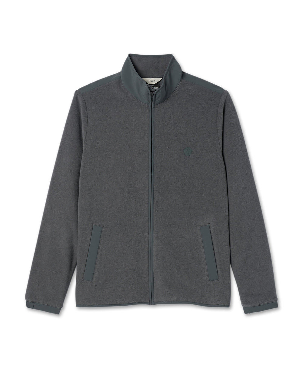 Vuori Aspen Full Zip Jacket Dark Pewter Fleece Jacket