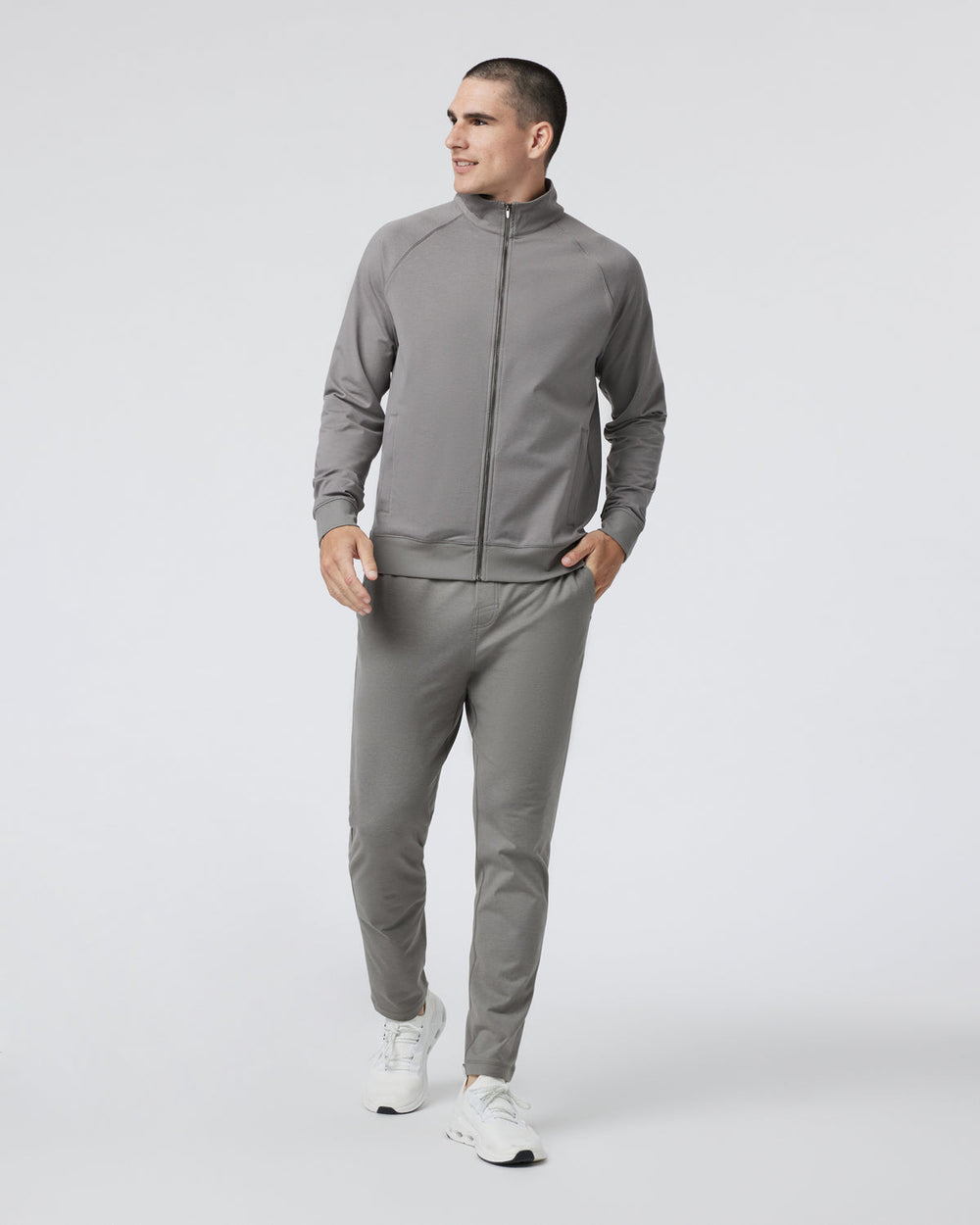 Vuori Coronado Novelty Full Zip Men's Dolomite Jacket