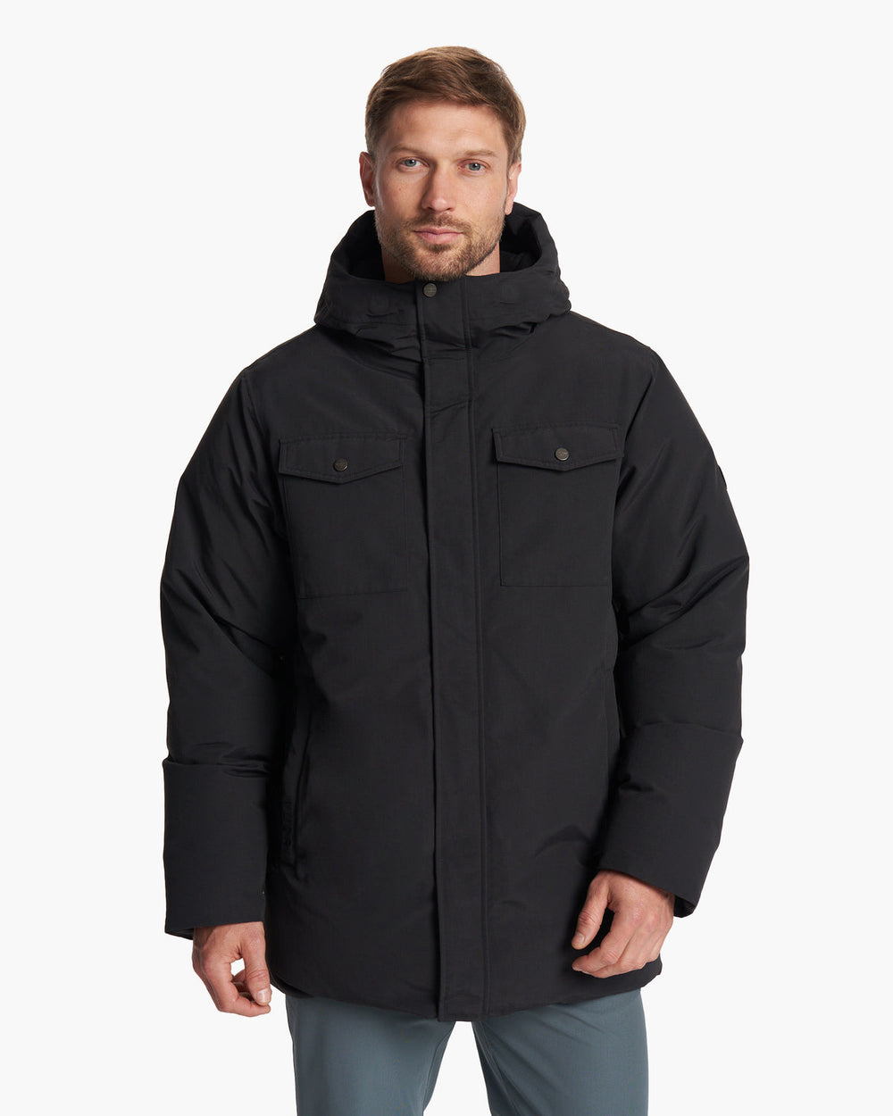 Vuori Northmost Insulated Parka Men's Black Down Parka