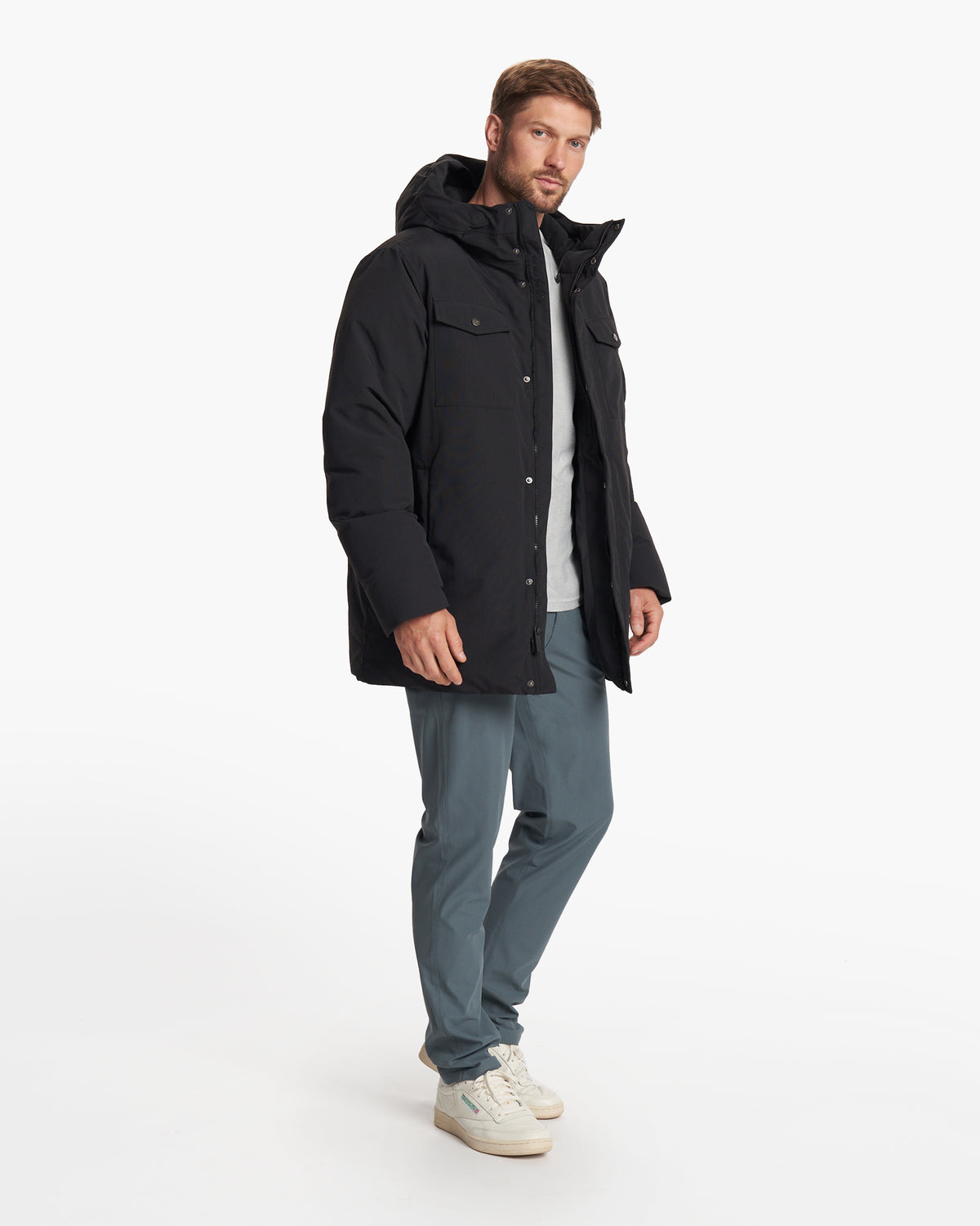 Vuori Northmost Insulated Parka Men's Black Down Parka