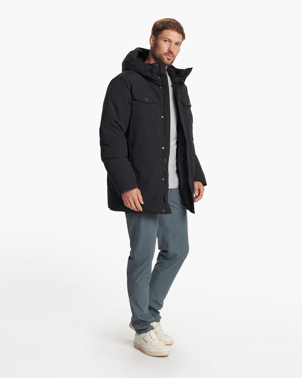 Vuori Northmost Insulated Parka Men's Black Down Parka