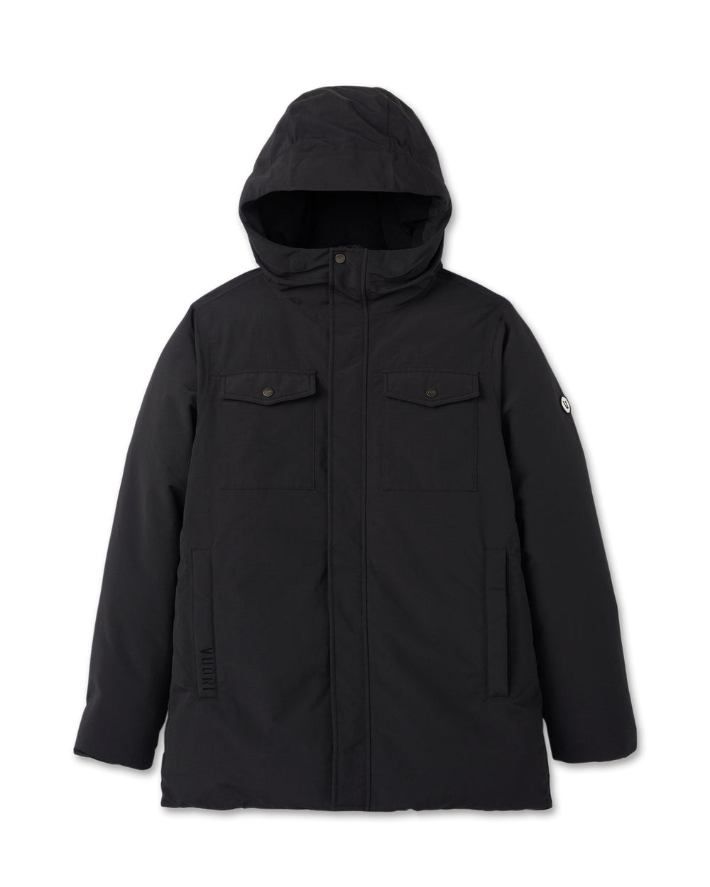 Vuori Northmost Insulated Parka Men's Black Down Parka