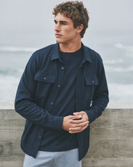 Vuori Waffle Shirt Jacket Ink