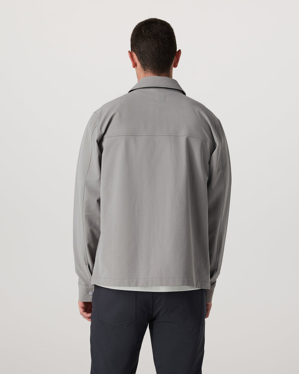 Vuori Lawson Tech Shirt Jacket Men's Shiitake Shirt Jacket