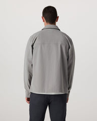 Vuori Lawson Tech Shirt Jacket Men's Shiitake Shirt Jacket