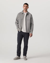Vuori Lawson Tech Shirt Jacket Men's Shiitake Shirt Jacket