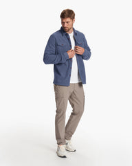 Vuori Aspen Shirt Jacket Azure Heather