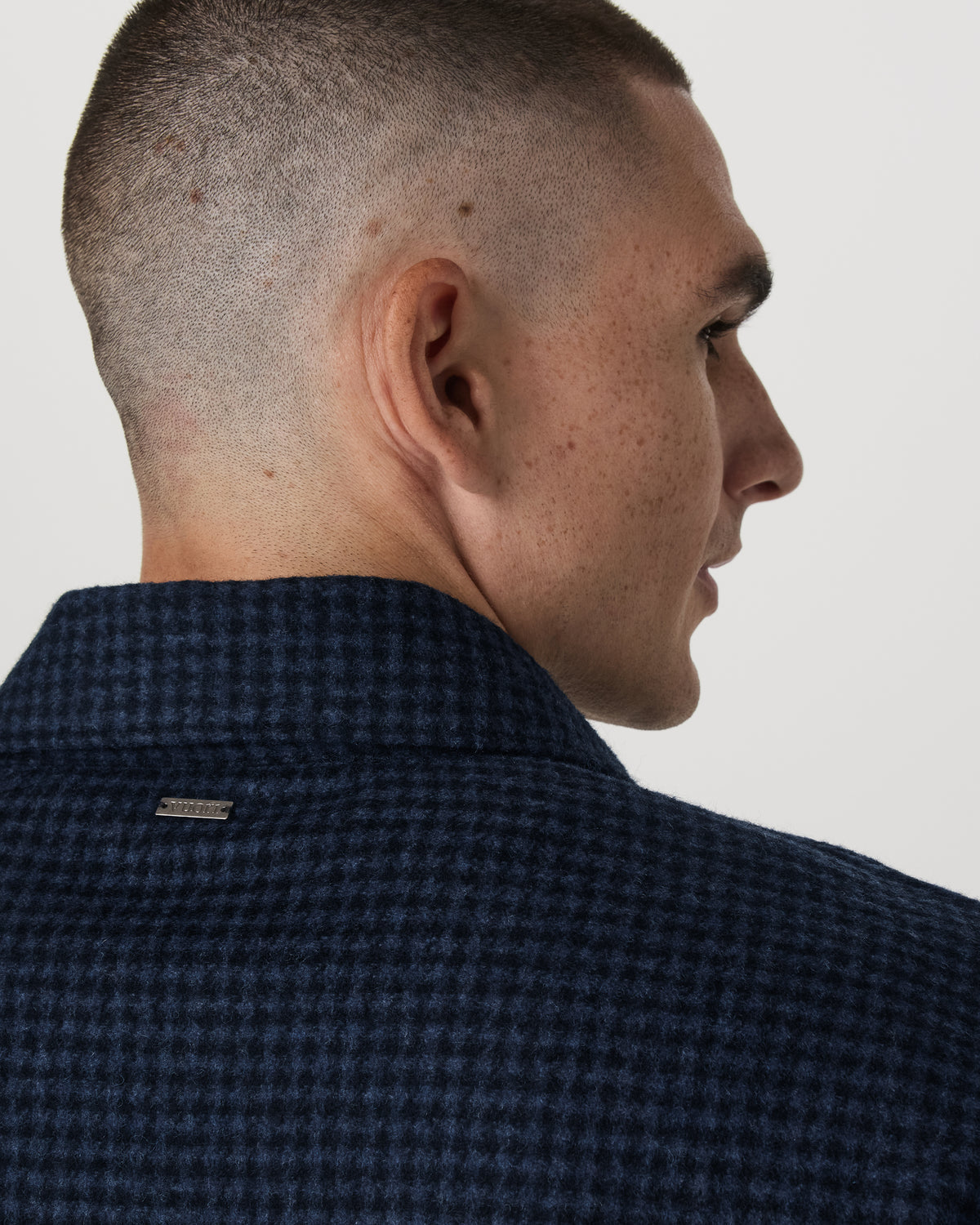 Vuori Ridge Natural Shirt Jacket Men's Navy Button-Up Jacket