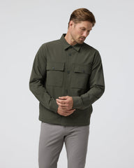 Vuori Lawson Tech Shirt Jacket Oregano