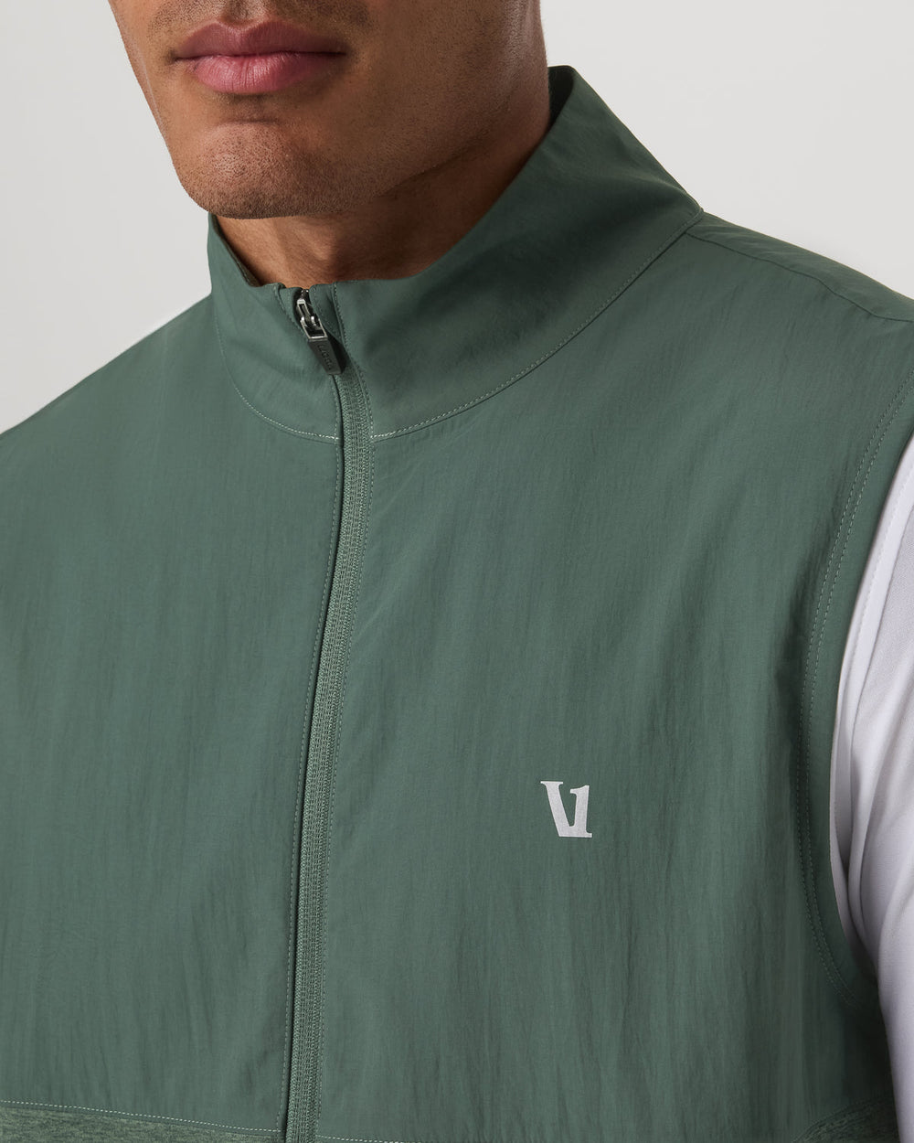 Vuori Sunday Element Vest Men's Agate Green Heather Vest