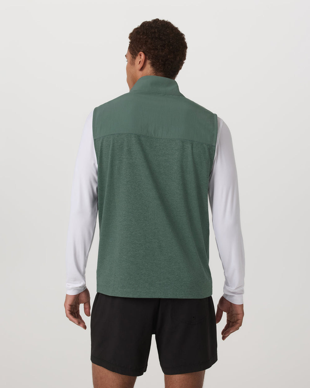 Vuori Sunday Element Vest Men's Agate Green Heather Vest