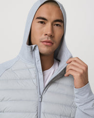 Vuori Steadfast Insulated Hybrid Men's Sea Fog Jacket