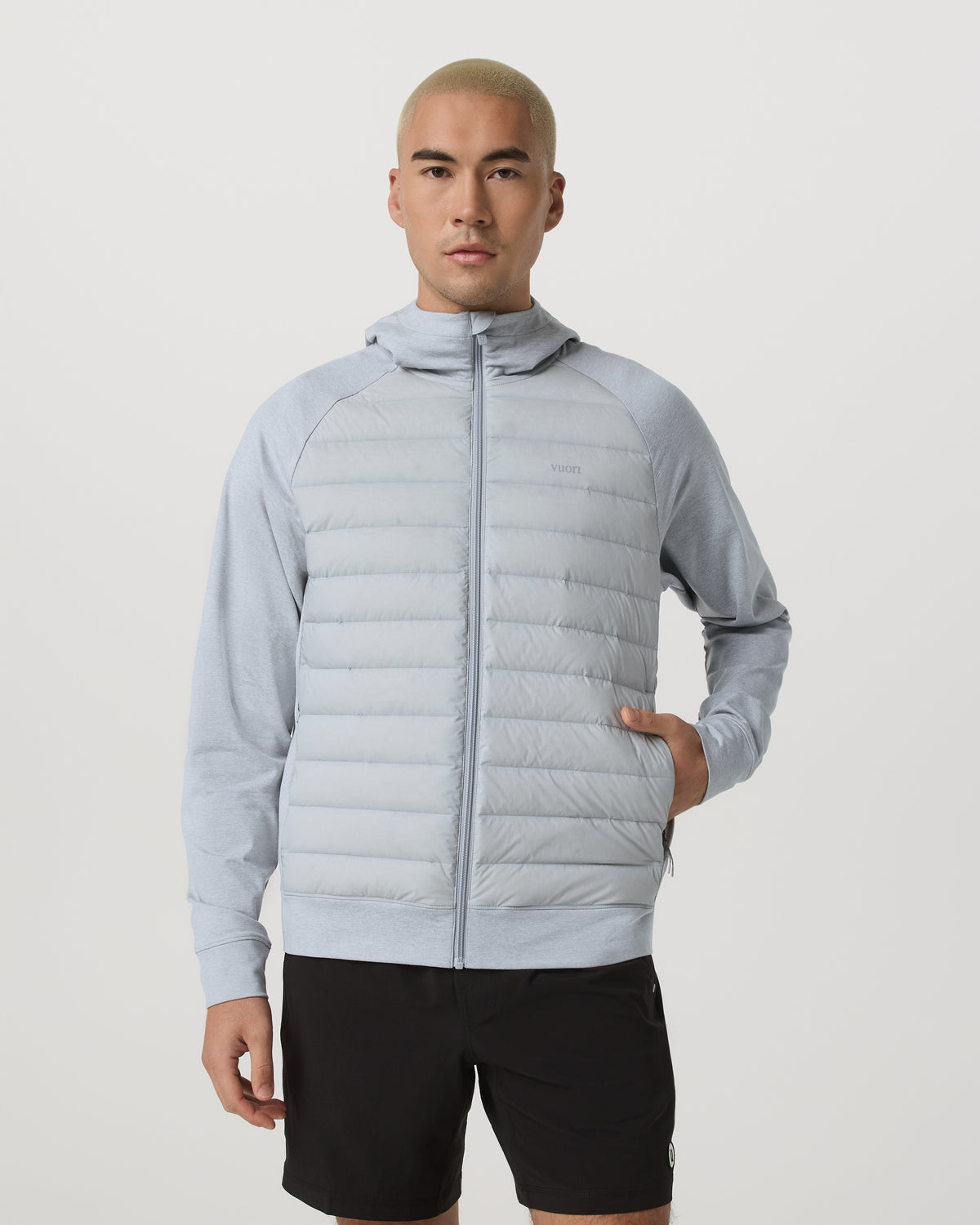 Vuori Steadfast Insulated Hybrid Men's Sea Fog Jacket
