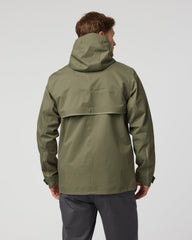 Vuori Tuuli Rain Jacket Men's Dark Metal Waterproof Jacket