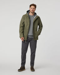 Vuori Tuuli Rain Jacket Men's Dark Metal Waterproof Jacket